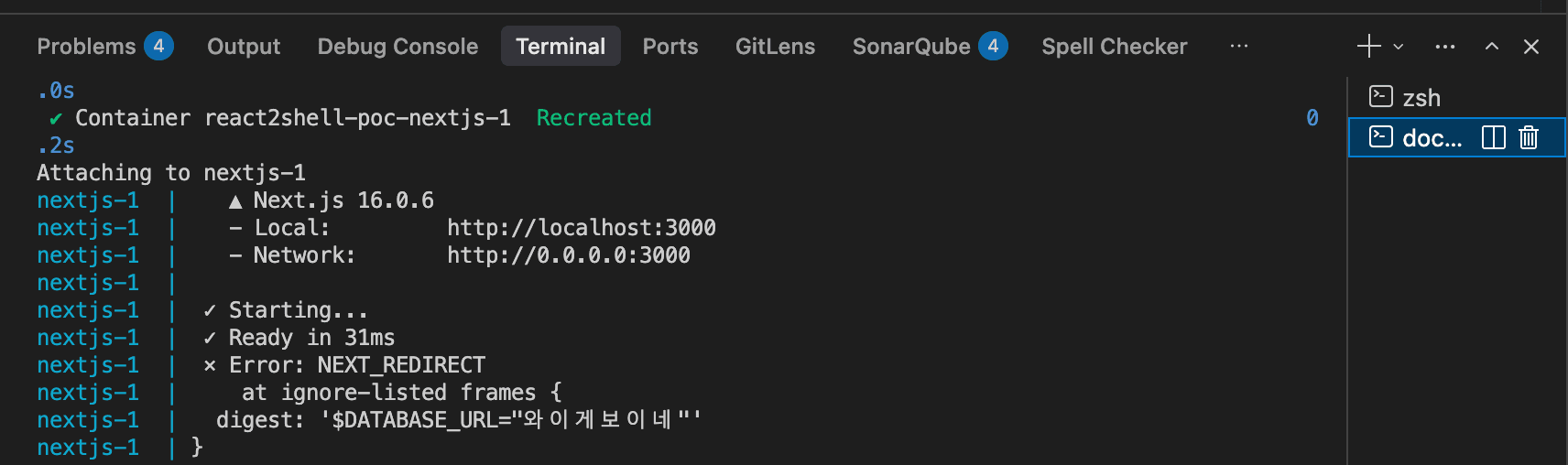 Docker Terminal